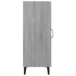 vidaXL Servantă, gri sonoma, 34,5x34x90 cm, lemn prelucrat vidaXL Servantă, gri sonoma, 34,5x34x90 cm, lemn prelucrat
