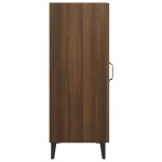 vidaXL Servantă, stejar maro, 34,5x34x90 cm, lemn prelucrat vidaXL Servantă, stejar maro, 34,5x34x90 cm, lemn prelucrat
