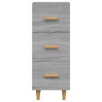 vidaXL Servantă, gri sonoma, 34,5x34x90 cm, lemn compozit vidaXL Servantă, gri sonoma, 34,5x34x90 cm, lemn compozit