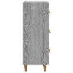 vidaXL Servantă, gri sonoma, 34,5x34x90 cm, lemn compozit vidaXL Servantă, gri sonoma, 34,5x34x90 cm, lemn compozit