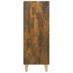vidaXL Servantă, stejar fumuriu, 34,5x32,5x90 cm, lemn compozit
