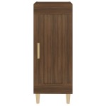 vidaXL Servantă, stejar maro, 34,5x34x90 cm, lemn compozit