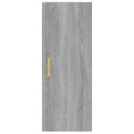 vidaXL Dulap de perete, gri sonoma, 34,5x34x90 cm, lemn compozit vidaXL Dulap de perete, gri sonoma, 34,5x34x90 cm, lemn compozit