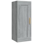 vidaXL Dulap de perete, gri sonoma, 35x34x90 cm, lemn compozit vidaXL Dulap de perete, gri sonoma, 35x34x90 cm, lemn compozit
