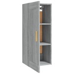 vidaXL Dulap de perete, gri sonoma, 35x34x90 cm, lemn compozit vidaXL Dulap de perete, gri sonoma, 35x34x90 cm, lemn compozit