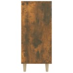 vidaXL Servantă, stejar fumuriu, 90x34x80 cm, lemn compozit vidaXL Servantă, stejar fumuriu, 90x34x80 cm, lemn compozit