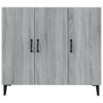 vidaXL Servantă, gri sonoma, 90x34x80 cm, lemn compozit