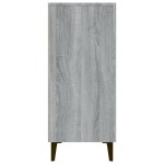 vidaXL Servantă, gri sonoma, 90x34x80 cm, lemn compozit