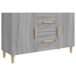 vidaXL Servantă, gri sonoma, 100x36x60 cm, lemn compozit