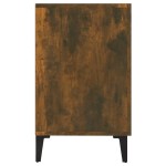 vidaXL Servantă, stejar fumuriu, 100x36x60 cm, lemn compozit