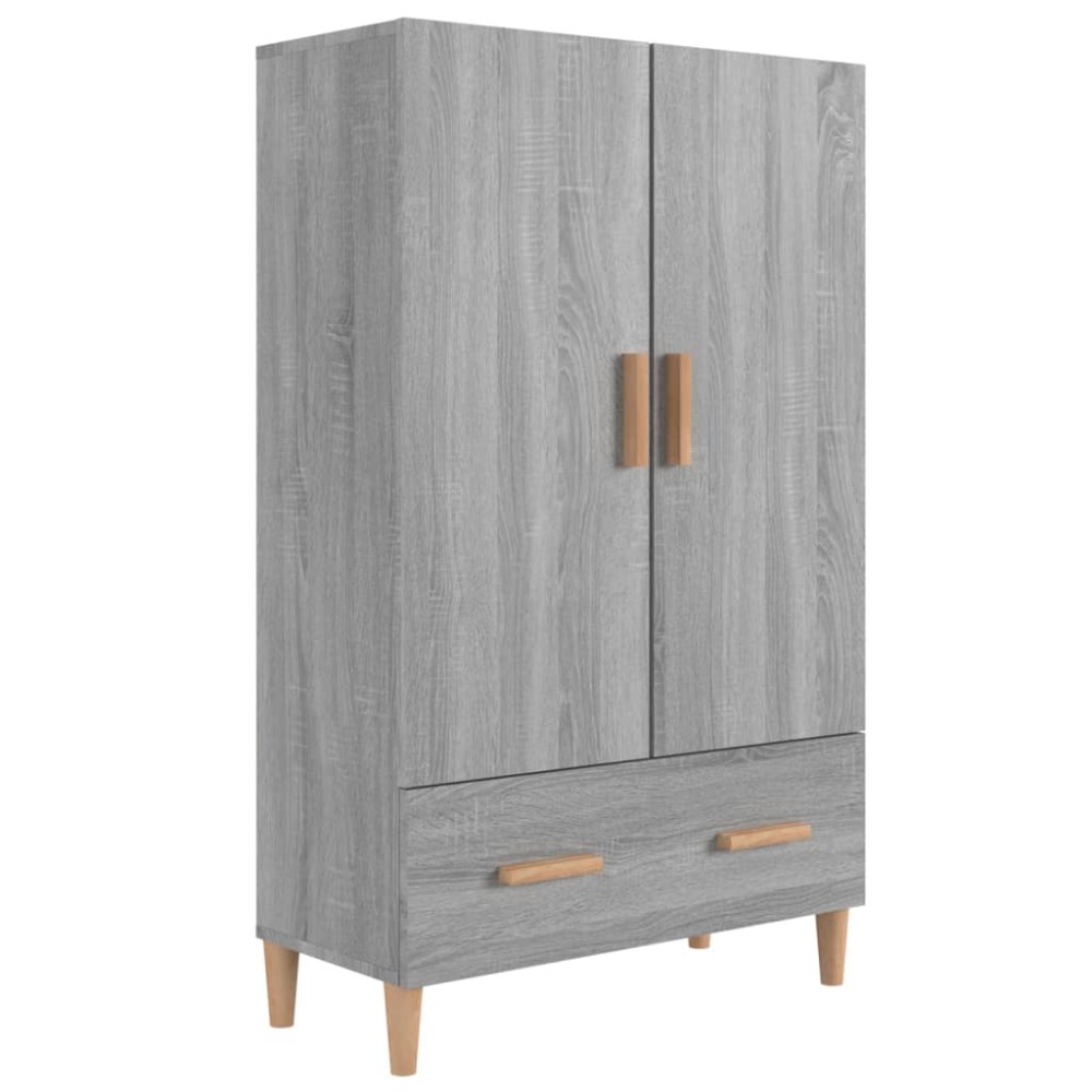 vidaXL Dulap înalt, gri sonoma, 70x31x115 cm, lemn compozit