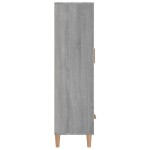 vidaXL Dulap înalt, gri sonoma, 70x31x115 cm, lemn compozit