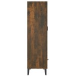 vidaXL Dulap înalt, stejar fumuriu, 70x31x115 cm, lemn prelucrat