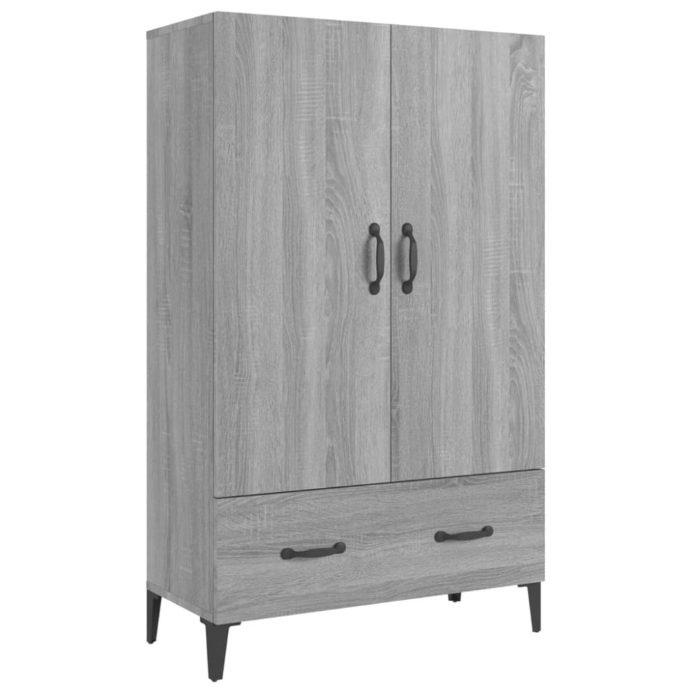 vidaXL Dulap înalt, gri sonoma, 70x31x115 cm, lemn compozit