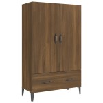 vidaXL Dulap înalt, stejar maro, 70x31x115 cm, lemn compozit vidaXL Dulap înalt, stejar maro, 70x31x115 cm, lemn compozit