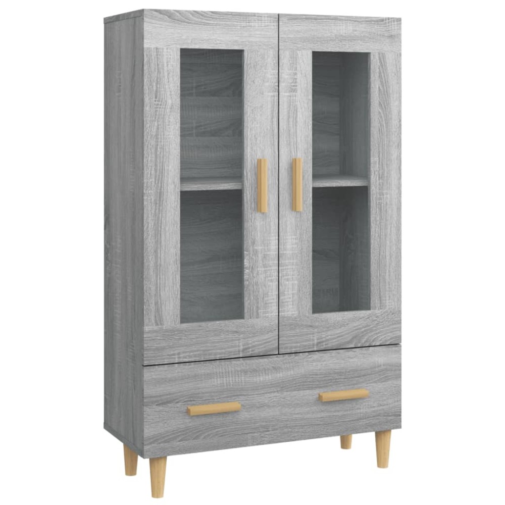 vidaXL Dulap înalt, gri sonoma, 70x31x115 cm, lemn compozit