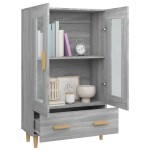 vidaXL Dulap înalt, gri sonoma, 70x31x115 cm, lemn compozit