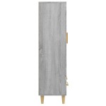 vidaXL Dulap înalt, gri sonoma, 70x31x115 cm, lemn compozit