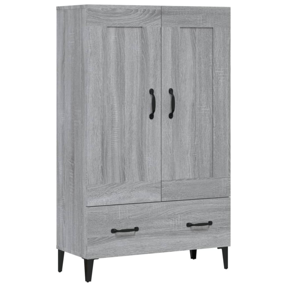 vidaXL Dulap înalt, gri sonoma, 70x31x115 cm, lemn compozit