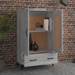 vidaXL Dulap înalt, gri sonoma, 70x31x115 cm, lemn compozit