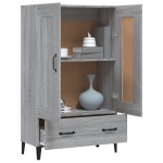 vidaXL Dulap înalt, gri sonoma, 70x31x115 cm, lemn compozit