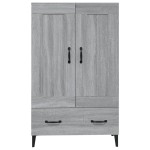 vidaXL Dulap înalt, gri sonoma, 70x31x115 cm, lemn compozit