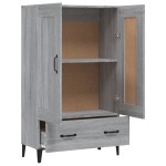 vidaXL Dulap înalt, gri sonoma, 70x31x115 cm, lemn compozit