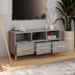 vidaXL Comodă TV, gri sonoma, 102x36x50 cm, lemn compozit vidaXL Comodă TV, gri sonoma, 102x36x50 cm, lemn compozit