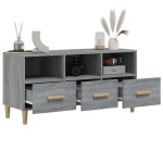 vidaXL Comodă TV, gri sonoma, 102x36x50 cm, lemn compozit vidaXL Comodă TV, gri sonoma, 102x36x50 cm, lemn compozit