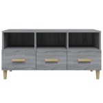 vidaXL Comodă TV, gri sonoma, 102x36x50 cm, lemn compozit vidaXL Comodă TV, gri sonoma, 102x36x50 cm, lemn compozit