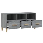 vidaXL Comodă TV, gri sonoma, 102x36x50 cm, lemn compozit vidaXL Comodă TV, gri sonoma, 102x36x50 cm, lemn compozit