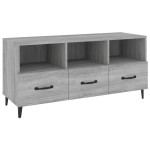 vidaXL Comodă TV, gri sonoma, 102x35x50 cm, lemn compozit