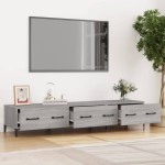 vidaXL Comodă TV, sonoma gri, 150x34,5x30 cm, lemn prelucrat vidaXL Comodă TV, sonoma gri, 150x34,5x30 cm, lemn prelucrat