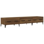 vidaXL Comodă TV, stejar maro, 150x34,5x30 cm, lemn prelucrat