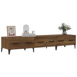 vidaXL Comodă TV, stejar maro, 150x34,5x30 cm, lemn prelucrat