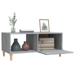 vidaXL Măsuță de cafea, gri sonoma, 89,5x50x40 cm, lemn prelucrat vidaXL Măsuță de cafea, gri sonoma, 89,5x50x40 cm, lemn prelucrat