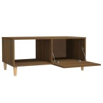 vidaXL Măsuță de cafea, stejar maro, 89,5x50x40 cm, lemn prelucrat vidaXL Măsuță de cafea, stejar maro, 89,5x50x40 cm, lemn prelucrat