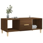 vidaXL Măsuță de cafea, stejar maro, 102x50x40 cm, lemn compozit vidaXL Măsuță de cafea, stejar maro, 102x50x40 cm, lemn compozit