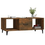 vidaXL Măsuță de cafea, stejar fumuriu, 102x50x40 cm, lemn prelucrat vidaXL Măsuță de cafea, stejar fumuriu, 102x50x40 cm, lemn prelucrat
