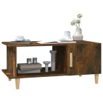 vidaXL Măsuță de cafea, stejar fumuriu, 90x50x40 cm, lemn prelucrat vidaXL Măsuță de cafea, stejar fumuriu, 90x50x40 cm, lemn prelucrat