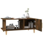 vidaXL Măsuță de cafea, stejar fumuriu, 90x50x40 cm, lemn prelucrat vidaXL Măsuță de cafea, stejar fumuriu, 90x50x40 cm, lemn prelucrat