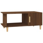 vidaXL Măsuță de cafea, stejar maro, 90x50x40 cm, lemn prelucrat vidaXL Măsuță de cafea, stejar maro, 90x50x40 cm, lemn prelucrat