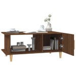 vidaXL Măsuță de cafea, stejar maro, 90x50x40 cm, lemn prelucrat vidaXL Măsuță de cafea, stejar maro, 90x50x40 cm, lemn prelucrat