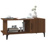 vidaXL Măsuță de cafea, stejar maro, 90x50x40 cm, lemn prelucrat vidaXL Măsuță de cafea, stejar maro, 90x50x40 cm, lemn prelucrat