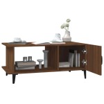 vidaXL Măsuță de cafea, stejar maro, 90x50x40 cm, lemn prelucrat vidaXL Măsuță de cafea, stejar maro, 90x50x40 cm, lemn prelucrat