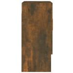 vidaXL Dulap de perete, stejar fumuriu, 60x31x70 cm, lemn compozit