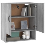 vidaXL Dulap de perete, gri sonoma, 60x31x70 cm, lemn compozit vidaXL Dulap de perete, gri sonoma, 60x31x70 cm, lemn compozit