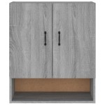 vidaXL Dulap de perete, gri sonoma, 60x31x70 cm, lemn compozit vidaXL Dulap de perete, gri sonoma, 60x31x70 cm, lemn compozit