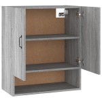 vidaXL Dulap de perete, gri sonoma, 60x31x70 cm, lemn compozit vidaXL Dulap de perete, gri sonoma, 60x31x70 cm, lemn compozit