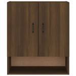 vidaXL Dulap de perete, stejar maro, 60x31x70 cm, lemn prelucrat